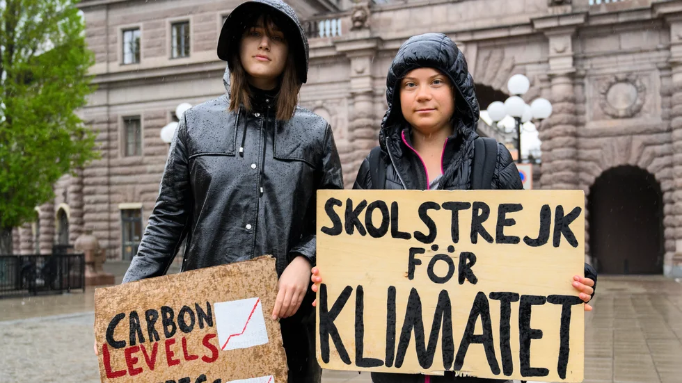 Isabelle Axelsson och Greta Thunberg från Fridays for future har inte mycket hopp inför miljökonferensen Stockholm+50 som hålls i Stockholm den 2–3 juni.