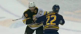 Johan Larsson i slagsmål i natt