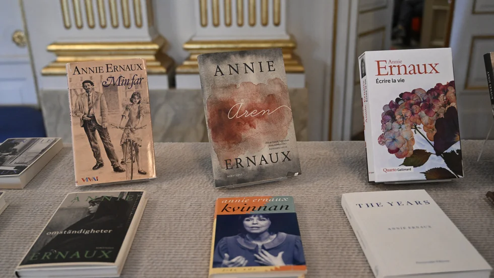 Nobelpriset i litteratur 2022 går till den franska författaren Annie Ernaux.
