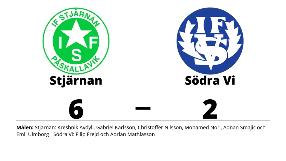 IF Stjärnan vann mot Södra Vi IF