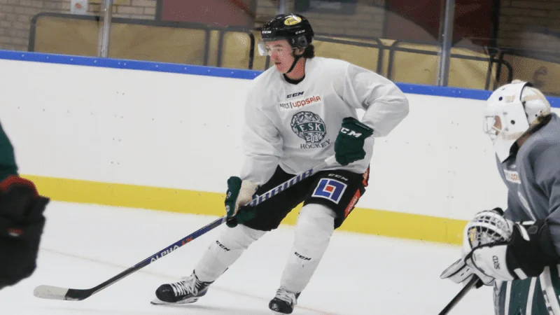 Amerikanen Bailey Conger förstärker ESK Hockey. 