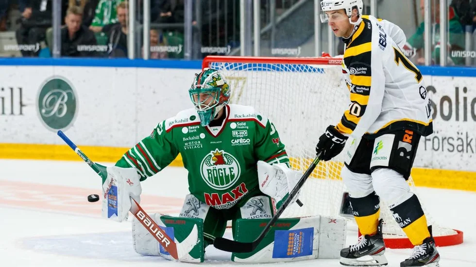 Christoffer Rifalk, från Kalix, nollade Skellefteå AIK på lördagen.