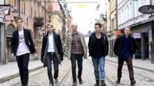 Unga Norrköpingsföretagare på väg mot framtiden: från vänster Viktor Danell, Albin Pettersson, Rasmus Råsmark, Olle Tholén och Hannes Krantz från företaget Crazy Pictures.Foto: Janne Forsby