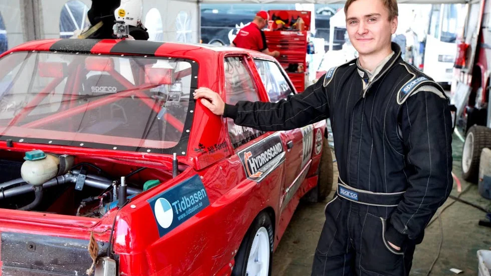 Viktor Johansson, Älvsbyns MS, vann den andra deltävlingen i DM i rallycross. (Arkivbild)