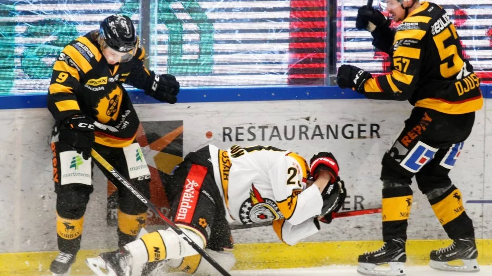 Emil Djuse stängs av tre matcher efter tacklingen på Erik Gustafsson.