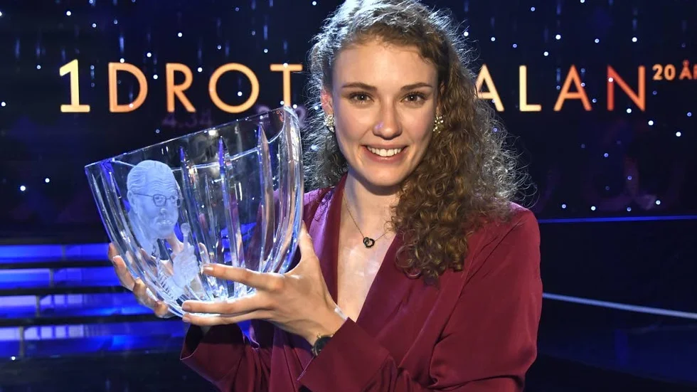 Hanna Öberg med Jerringpriset.
