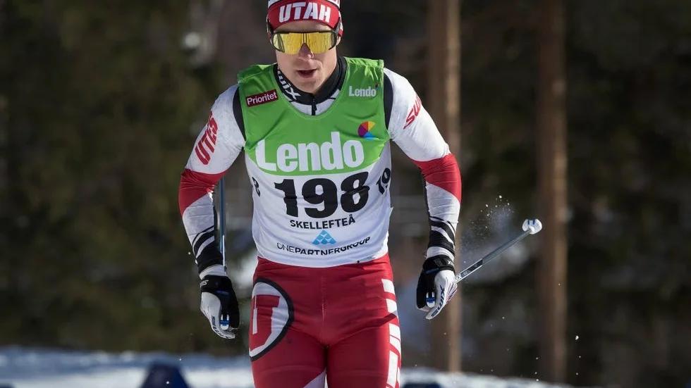 Martin Bergström från Piteå som tävlar för IFK Umeå, blev utslagen i semifinalen.