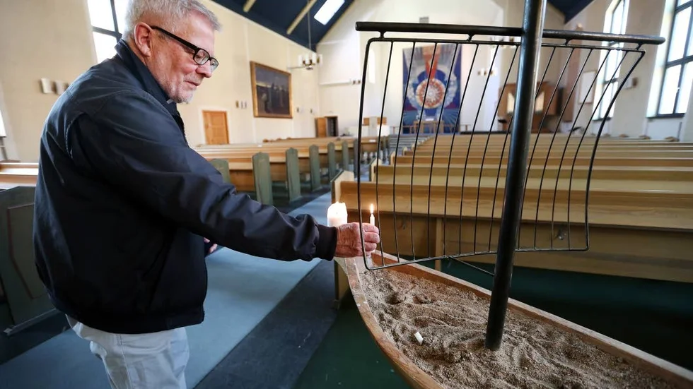 Pastor Åke Jansson kämpar för Immanuelskyrkans överlevnad.