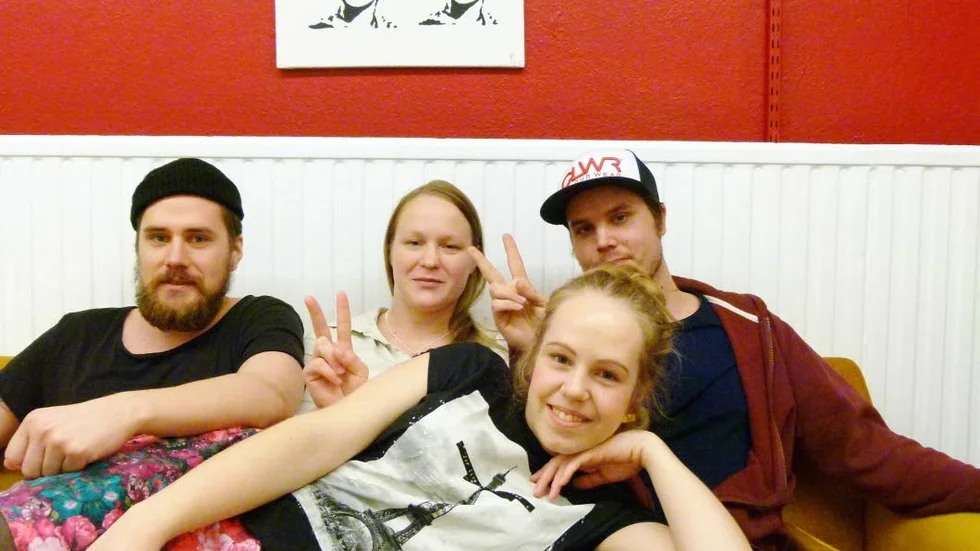 Michael Lindström, Nina Öberg, Jesper Lövgren och Maria Lindström tillhör de nya unga gardet på Vänsterpartiets lista.