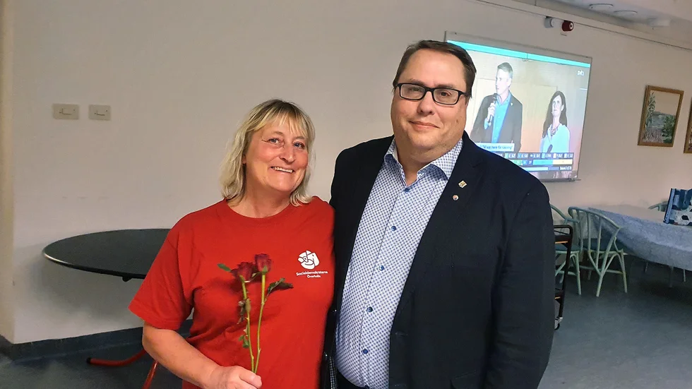 Susanna Karlsson och Niclas Hökfors, för S i Överkalix, kan pusta ut.
