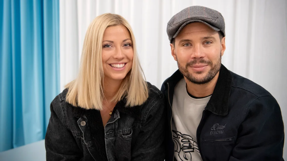 Artisten Robin Bengtsson och dansaren Sigrid Bernson, som träffades under inspelningen av "Let's dance", har blivit föräldrar. Arkivbild.