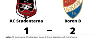 Stark första halvlek räckte för Boren B