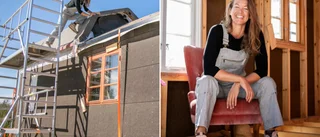 Hade aldrig satt ihop en Ikea-möbel – nu bygger Aina Maj ett ”tiny house” • ”Jag får bygga tills pengarna tar slut”