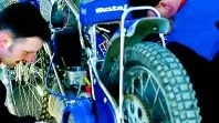 Slovenske GP-föraren Matej Zagar får inte plats i Vargarnas lag efter de bleka insatserna i elitserien. 
Foto: Robert Svensson
