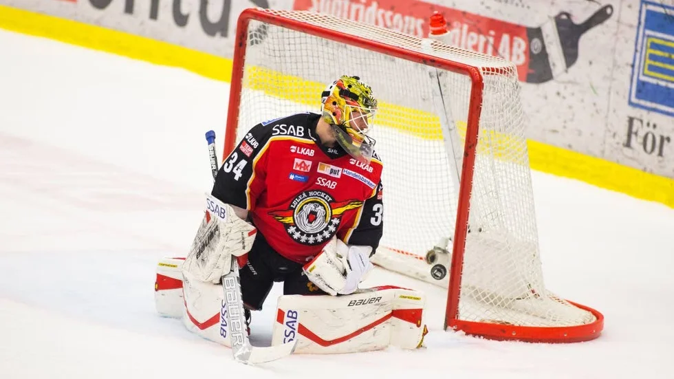 Storspelade. Joel Lassinantti storspelade i Luleås mål.