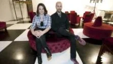 Kulturkammaren byter namn och skepnad. Pelle Filipsson på Kulturkammaren leder renoveringsarbetet och är glad åt samarbetet med Broadway Konditori, här representerat av Maria Lindstam.Foto: Robert Svensson