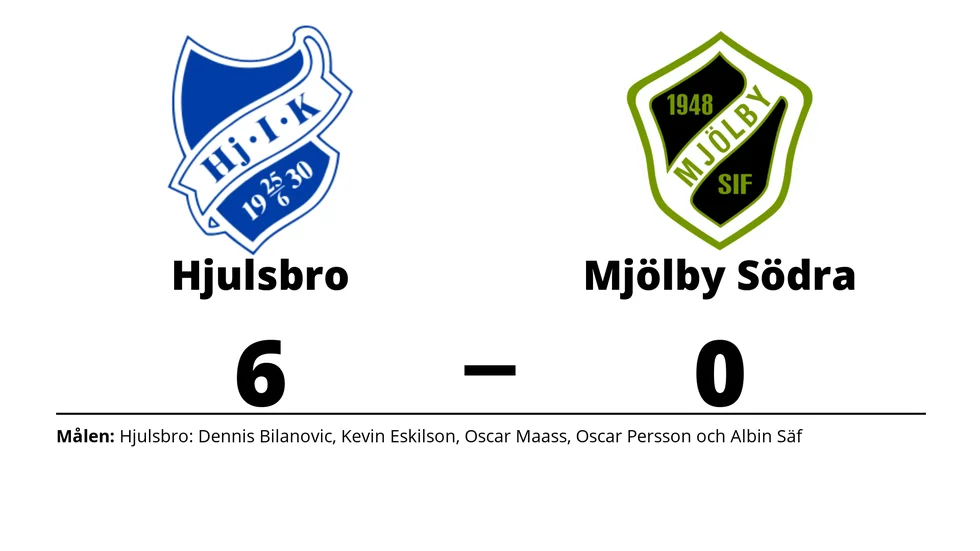 Hjulsbro IK vann mot Mjölby Södra IF