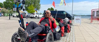 Dansk cyklist på Sverigeresa fick stopp