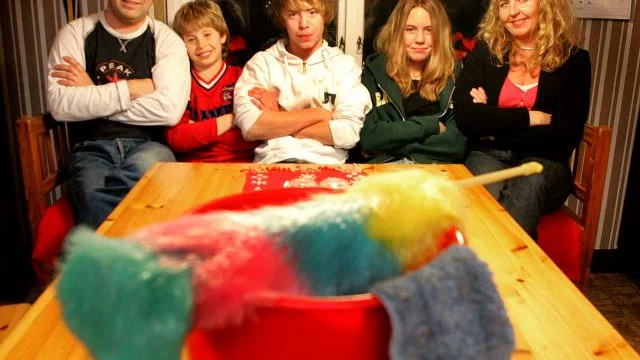 Slappartider väntar familjen Westerling: Fredrik, Daniel, Jonathan, Mathilda och Anna. Bild: TORD OLSSON