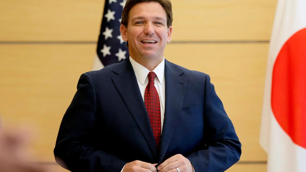 Republikanen Ron DeSantis är Floridas guvernör sedan 2019. Arkivbild.