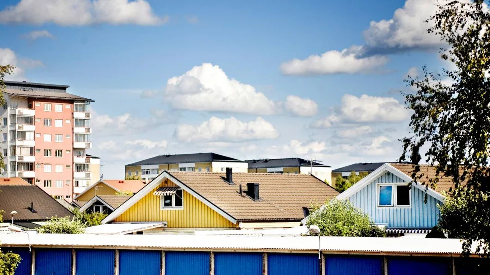 Villor i Nyby, Uppsala. Arkivbild.