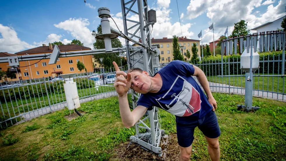 Johan Arnqvist, doktor i meteorologi vid Uppsala universitet.