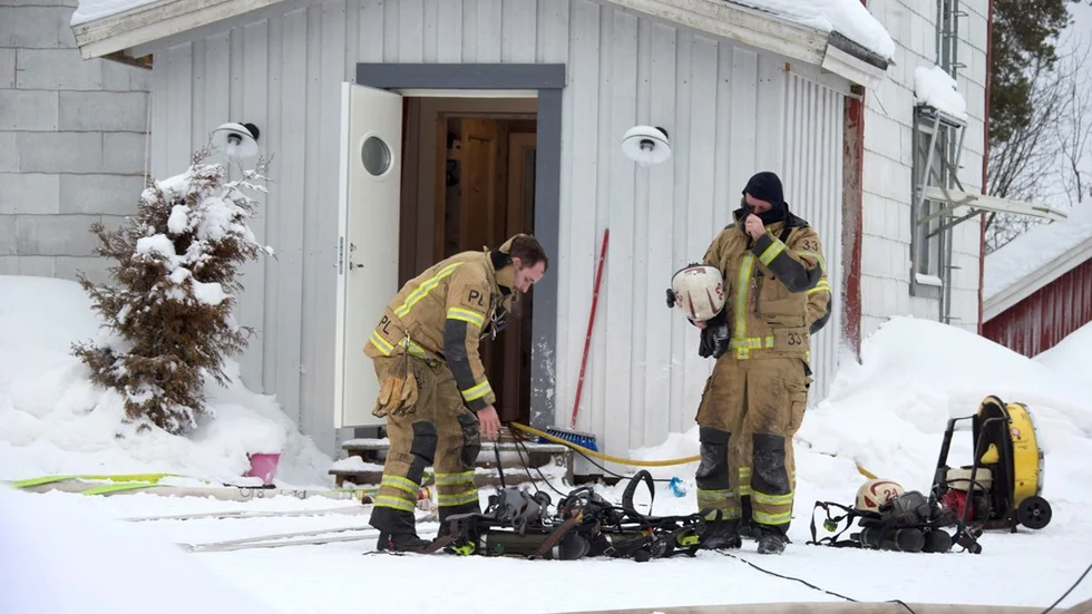 Hus brand jävre räddningstjänst piteå