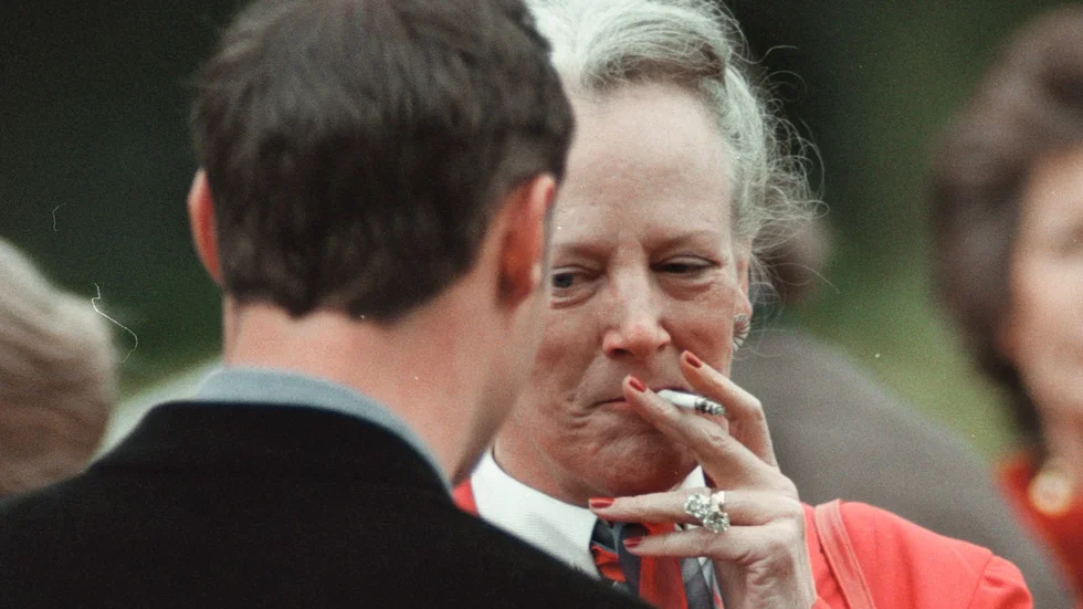 Drottning Margrethe har fimpat för gott. Arkivbild.