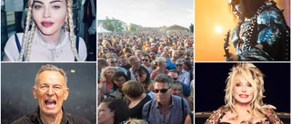 Här är världsartisterna som kan sätta nya publikrekord i länet