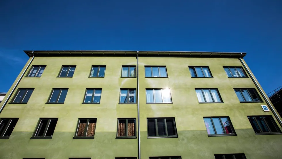 Hyresrätten spelar andrafiolen i Uppsala. Här ett av Uppsalahems hus i Rosendal.