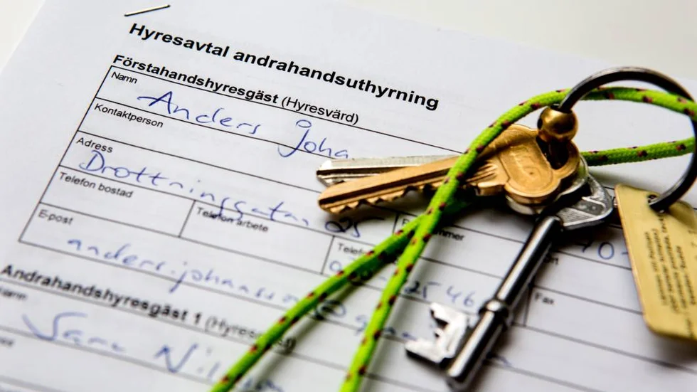 STOCKHOLM 20120801
Att hyra en lägenhet i andra hand kan vara en lösning för många med bostadsbekymmer. Men vilka rättigheter och skyldigheter har man som hyresgäst i andra hand
Foto Christine Olsson / SCANPIX / Kod 10430