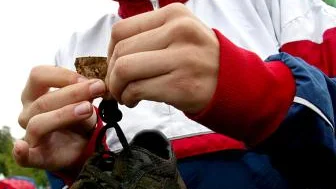 Springer gör hon bättre än de flesta andra, 17-åriga Mjölbytjejen Malin Sand. Men tvätta skorna, kan (?) hon inte.
