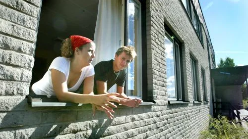 Fritids flyttar ut. Ingrid Schmidt och Martin Hammar lämnar snart lokalerna som ska bli stödboende för missbrukare.