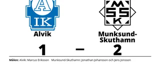 Munksund-Skuthamn vann borta mot Alvik