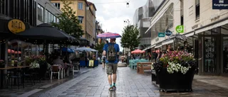 Kraftigt regn i Uppsala: "Blir skyfallsliknande"