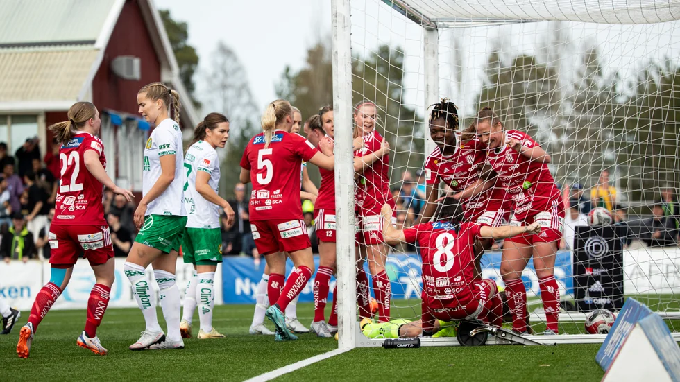 Piteå IF leder damallsvenskan.