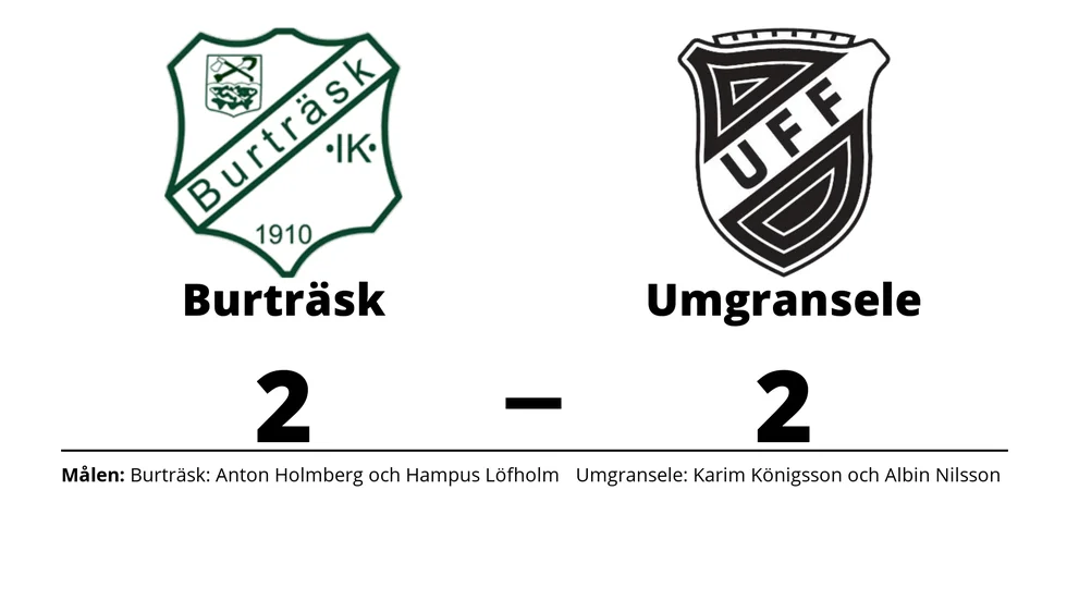 Burträsk IK spelade lika mot Umgransele Fotboll