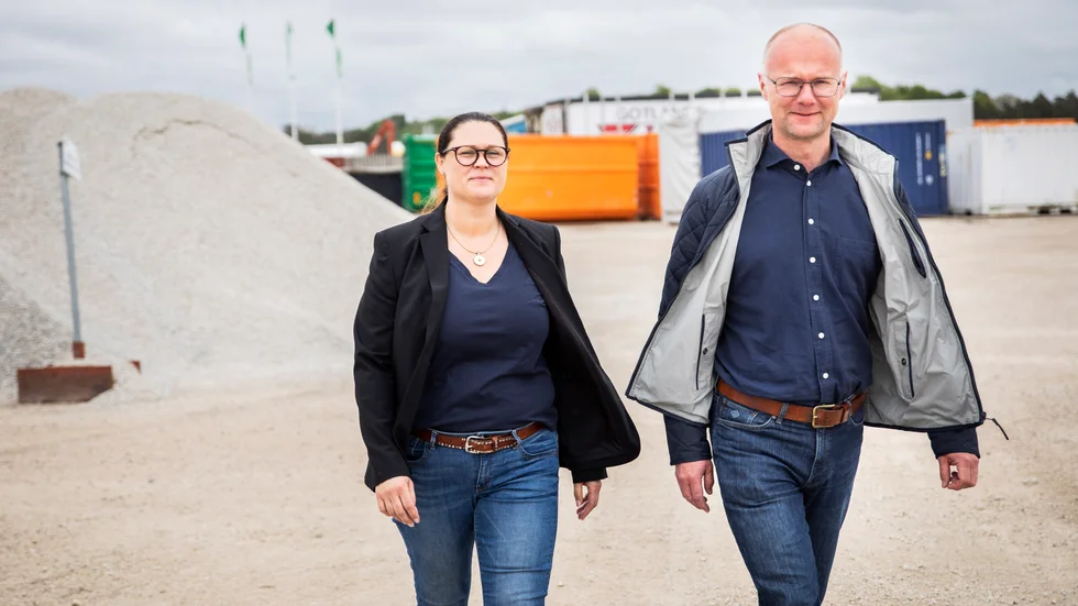 Kim Jakobsson, vd för Järn AB Södertorg och Henrik Beijer, vd för Gotlands Åkericentral har kommit överens om att deras verksamheter i Visby ska byta plats. Nu har de fått positivt förhandsbesked.