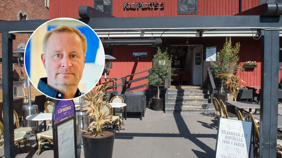 Förr var det spannmål i det röda magasinet. Idag är det servering av mat och dryck. Uthyrningen är inte en del av kommunens kärnverksamhet, konstaterar fastighetschef Mikael Karlsson.