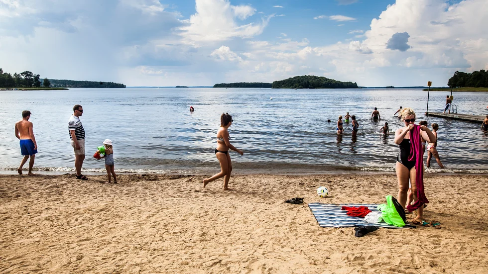 Värmen är tillbaka i Eskilstuna till helgen.