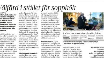 Från EP:s insändarsida 10 maj.