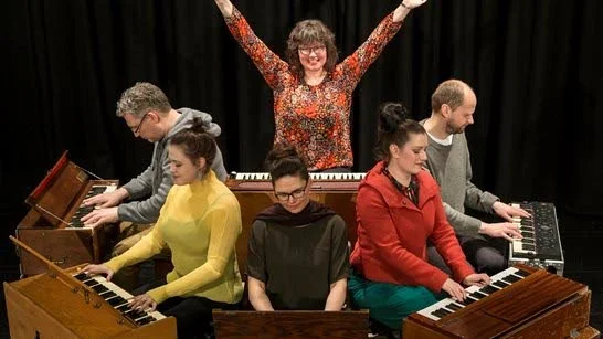 Sex tramporgelorganister bjöd på en annorlunda konsert i Kulturens hus på torsdagskvällen.