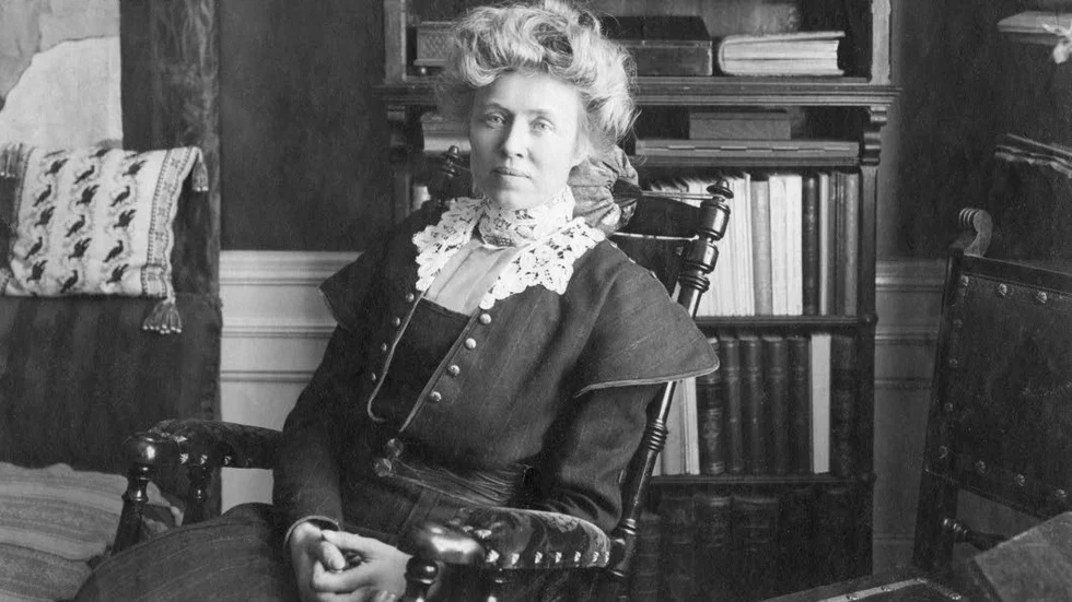 Författaren och debattören Frida Steenhoff (1865-1945).