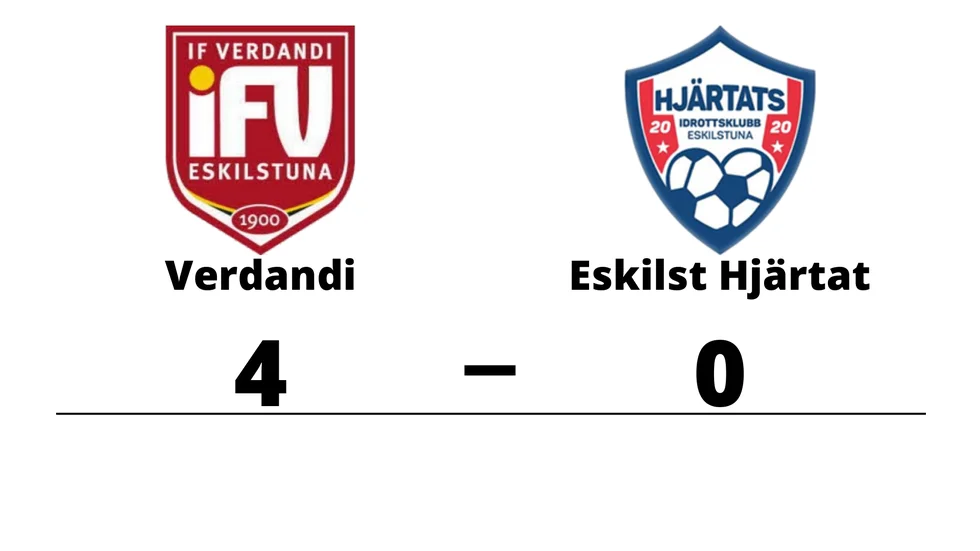 IF Verdandi vann mot Eskilstuna Hjärtats IK