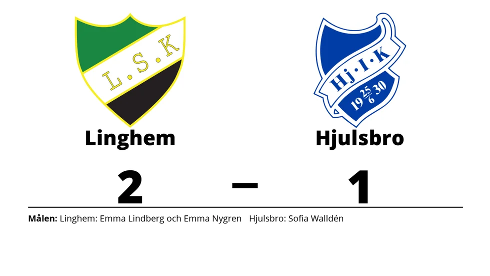 Linghems SK vann mot Hjulsbro IK