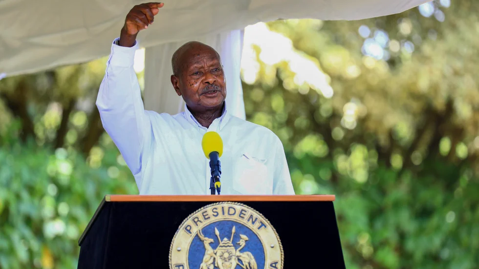 Ugandas president Yowerei Museveni, här på en bild från i fjol. Arkivbild.