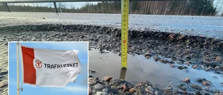 Stora vägnätet i fara – visar förfallet på Katrineholms vägar