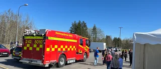 Brandlarm på arena – mässa fick utrymma