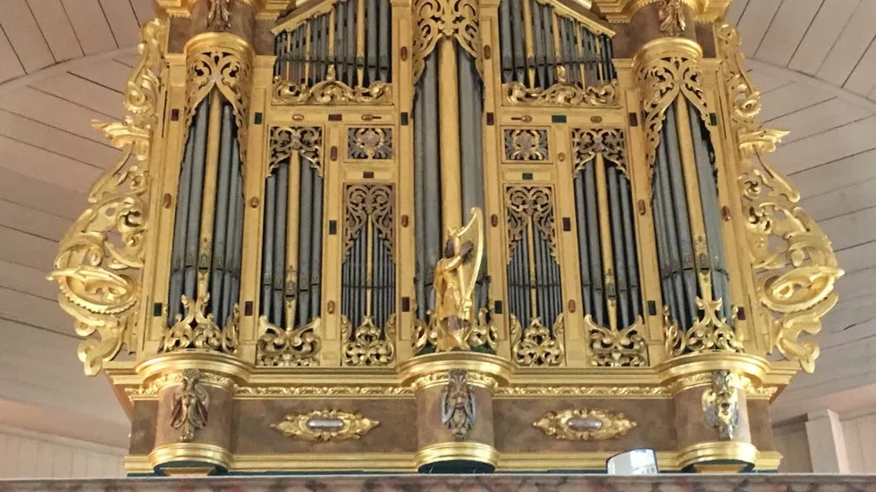 Orgeln i Övertorneå kyrka.