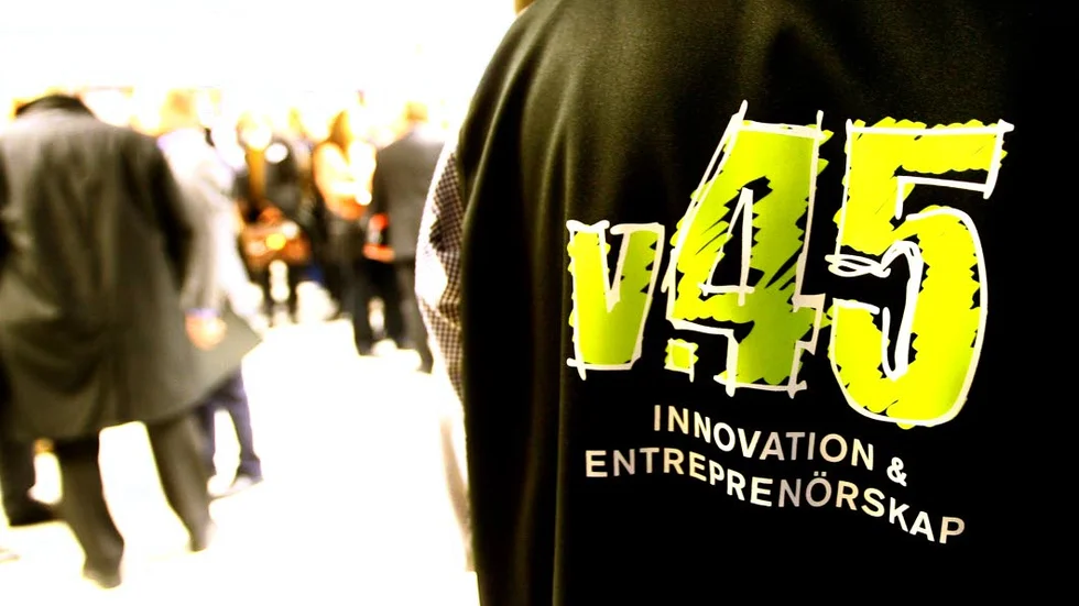 Entreprenörsveckan har fått namnet ”Vecka 45” av den  logiska anledning att den anordnas just vecka 45.
